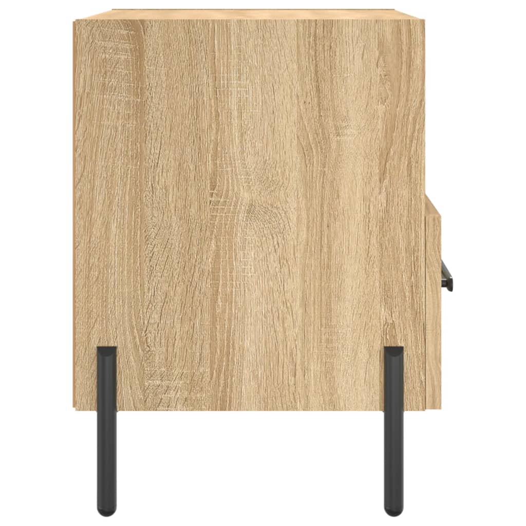 vidaXL Bedside Cabinets 2 pcs Sonoma Oak 40x35x47.5 cm Engineered Wood