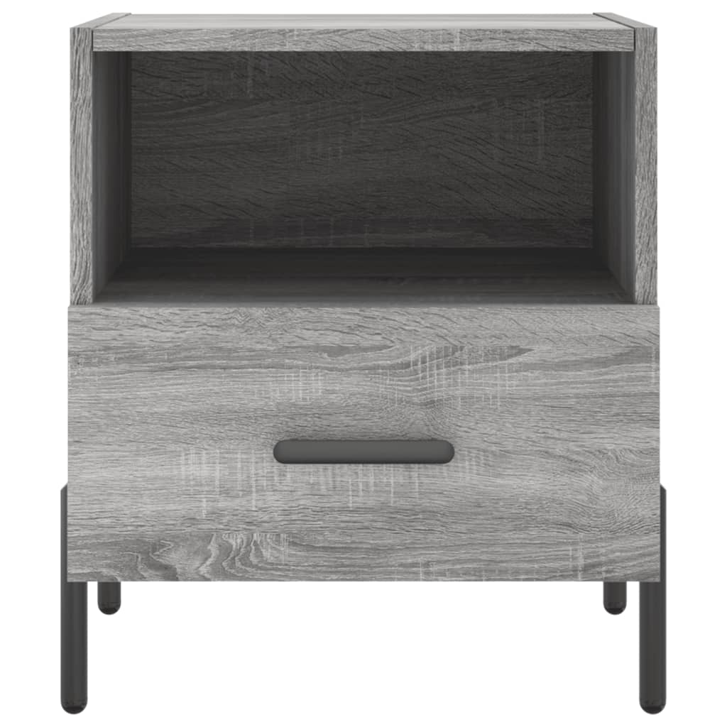 vidaXL Bedside Cabinets 2 pcs Grey Sonoma 40x35x47.5 cm Engineered Wood