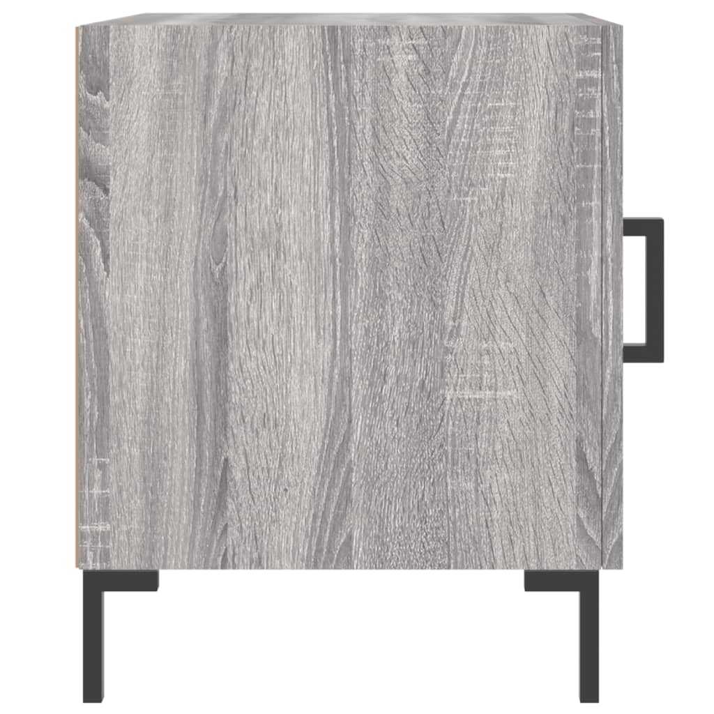 vidaXL Bedside Cabinets 2 pcs Grey Sonoma 40x40x50 cm Engineered Wood