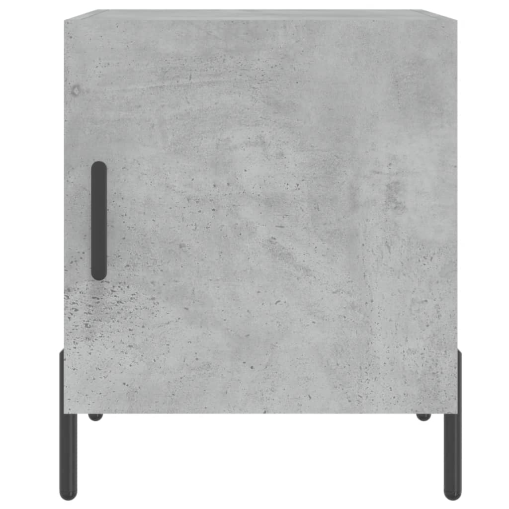 vidaXL Bedside Cabinet Concrete Grey 40x40x50 cm Engineered Wood