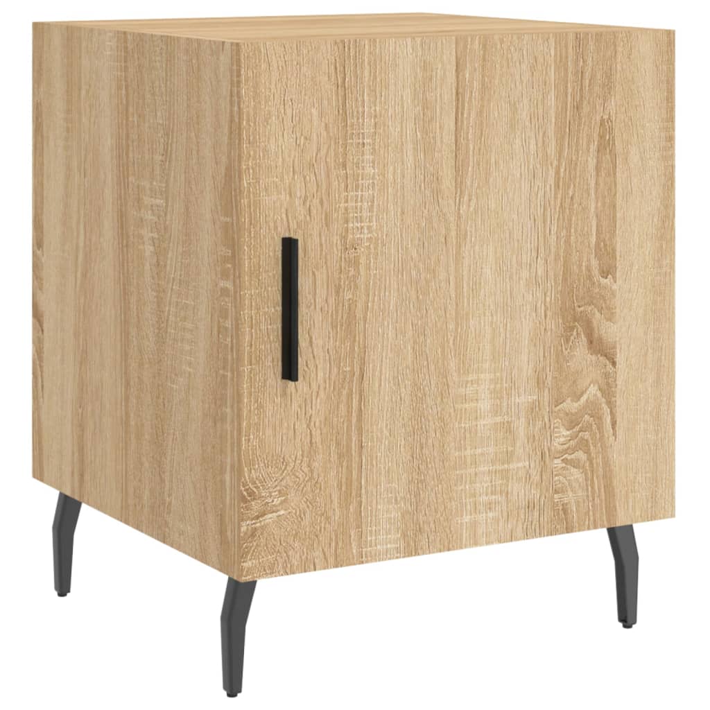 vidaXL Bedside Cabinet Sonoma Oak 40x40x50 cm Engineered Wood