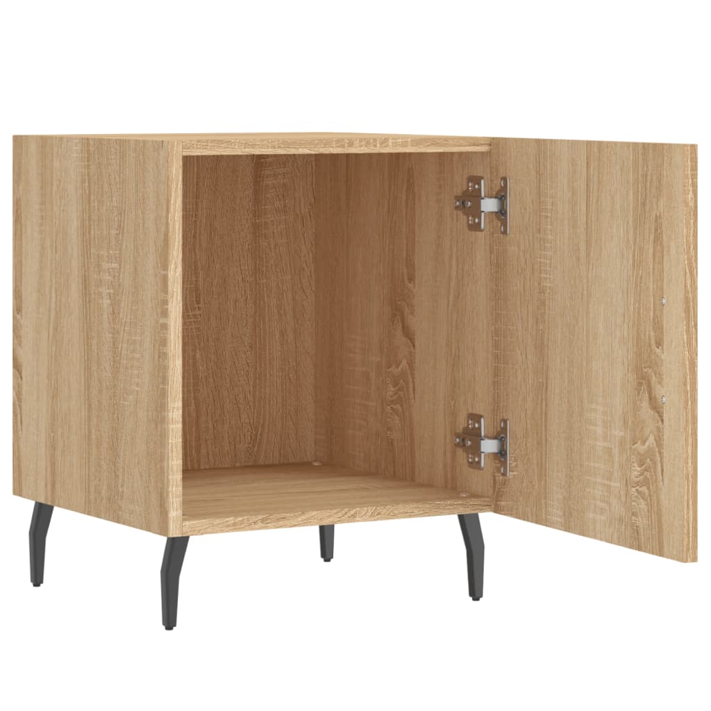 vidaXL Bedside Cabinet Sonoma Oak 40x40x50 cm Engineered Wood