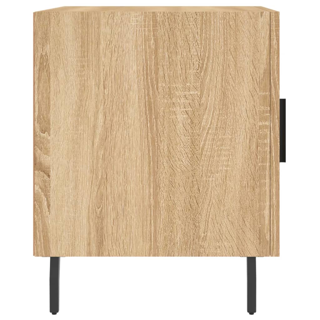 vidaXL Bedside Cabinet Sonoma Oak 40x40x50 cm Engineered Wood