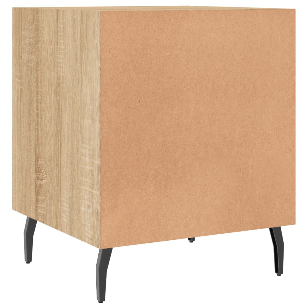 vidaXL Bedside Cabinet Sonoma Oak 40x40x50 cm Engineered Wood