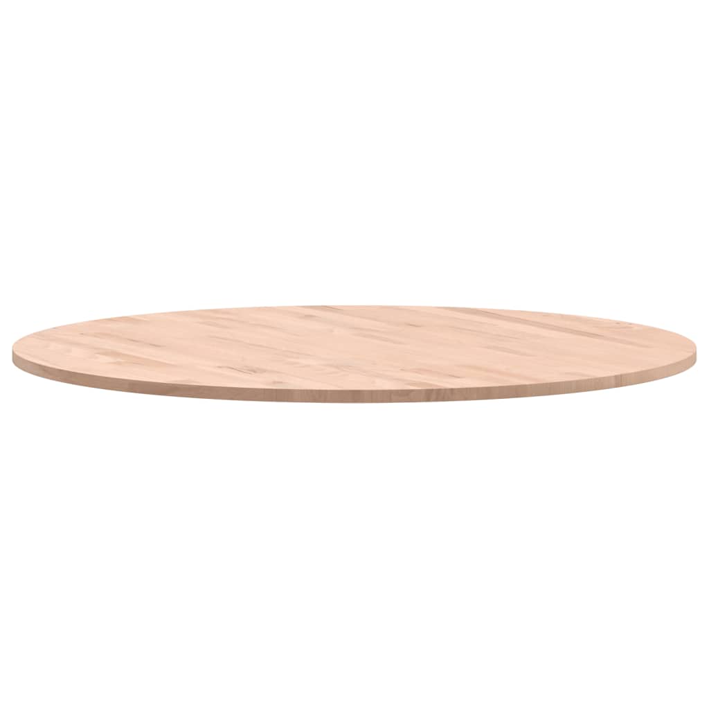 vidaXL Table Top Ø80x1.5 cm Round Solid Wood Beech