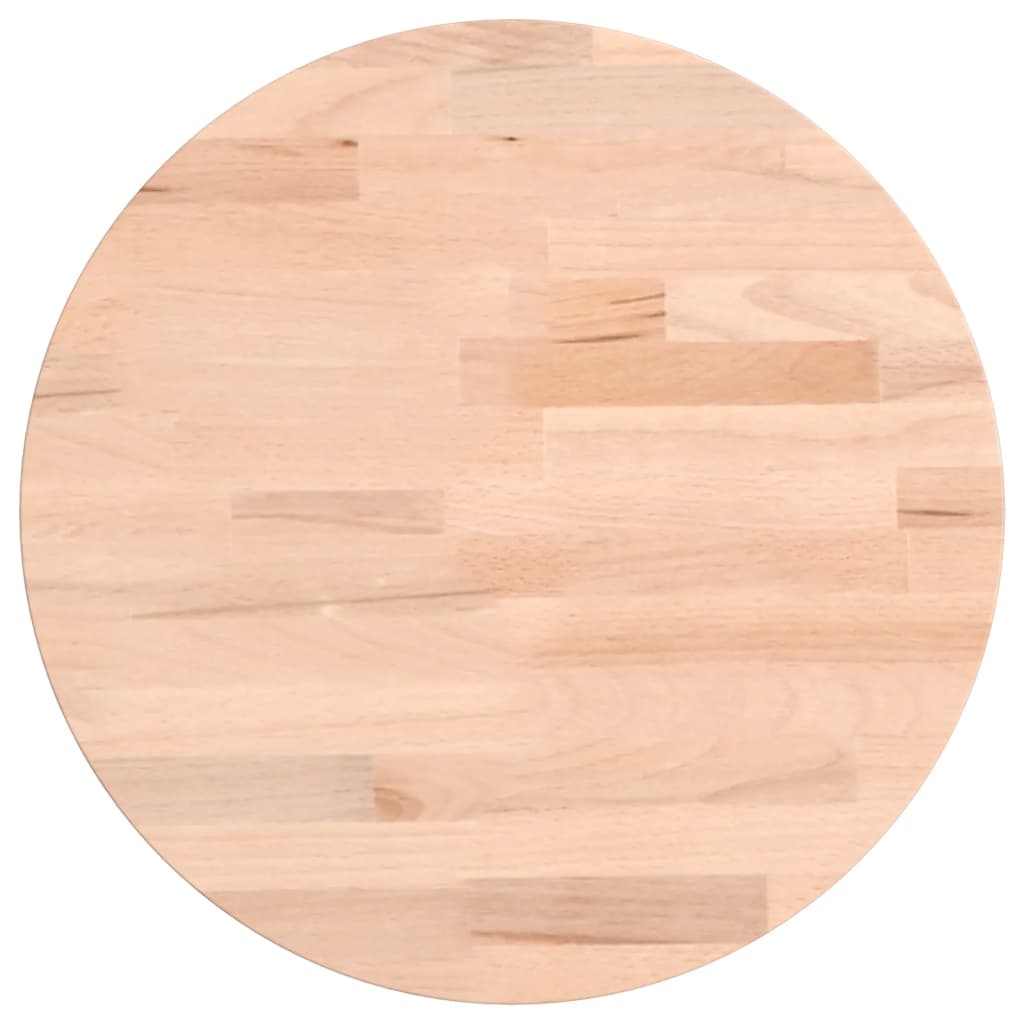 vidaXL Table Top Ø30x4 cm Round Solid Wood Beech