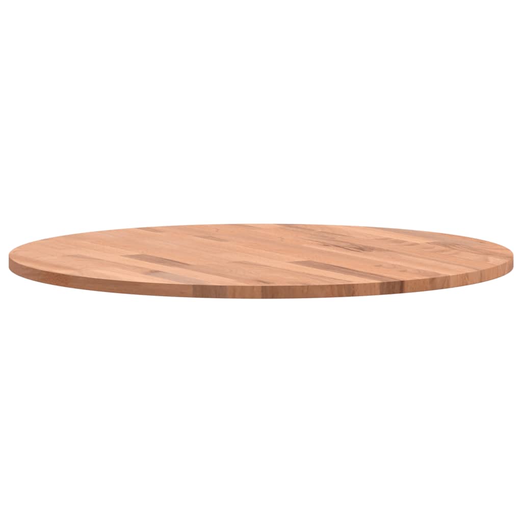 vidaXL Table Top Ø60x1.5 cm Round Solid Wood Beech