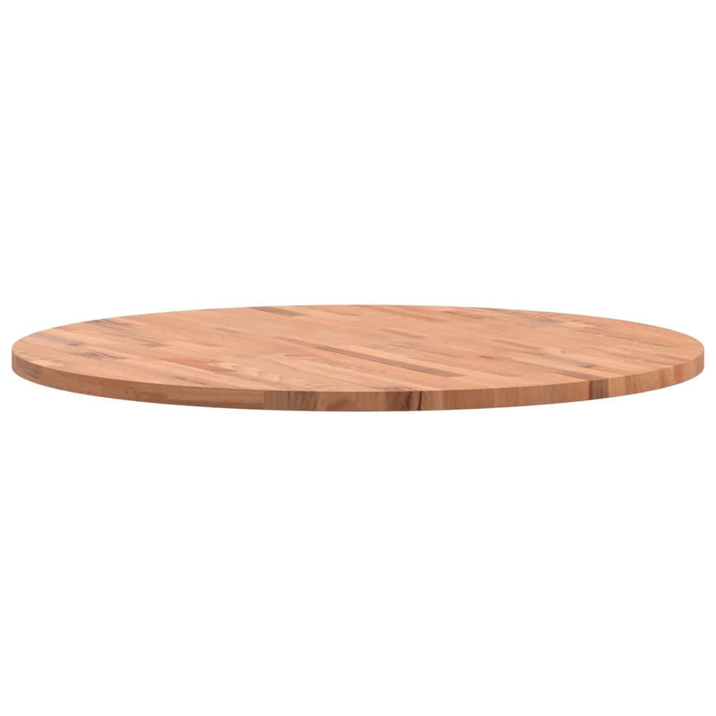 vidaXL Table Top Ø90x2.5 cm Round Solid Wood Beech