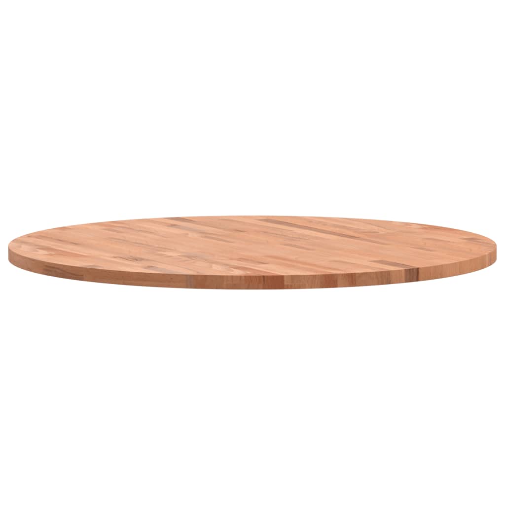 vidaXL Table Top Ø90x2.5 cm Round Solid Wood Beech