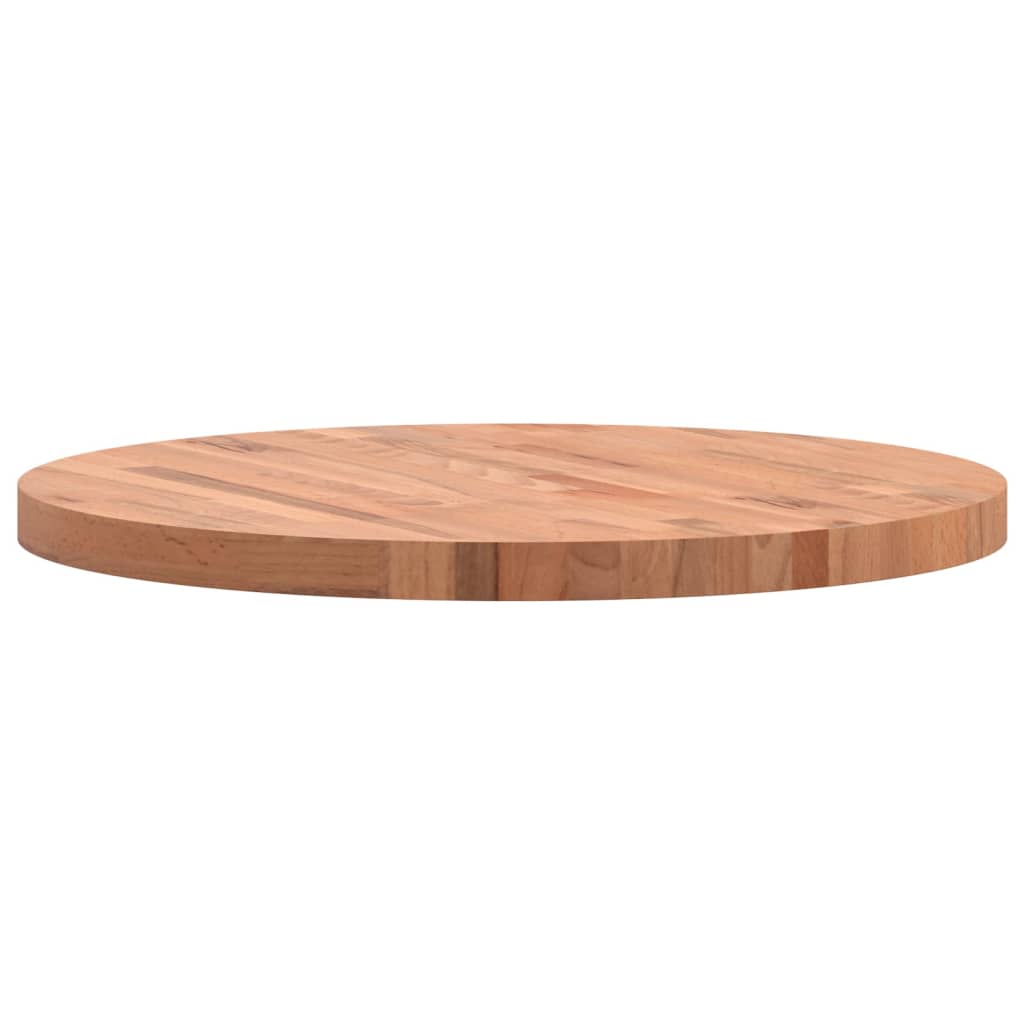 vidaXL Table Top Ø70x4 cm Round Solid Wood Beech