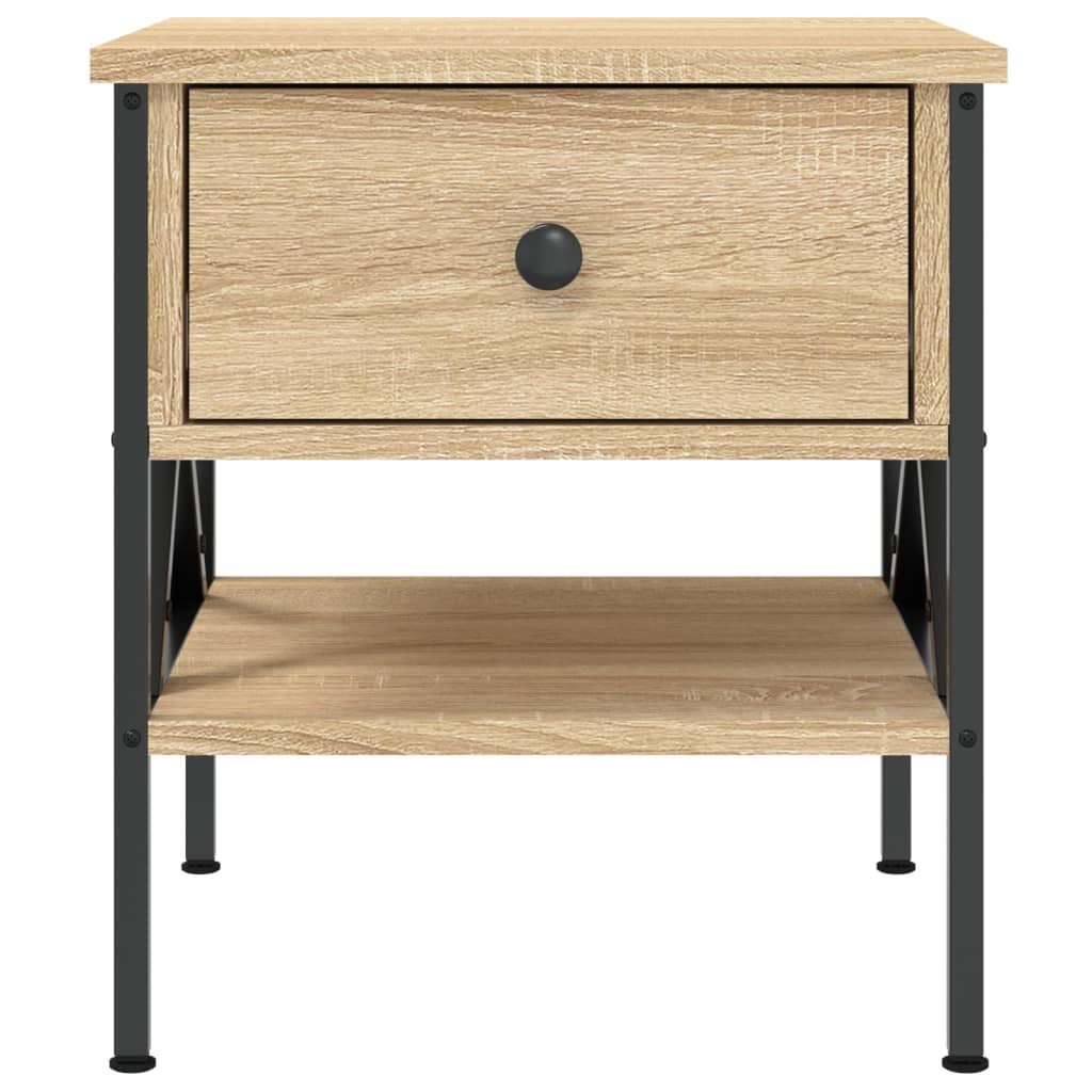 vidaXL Bedside Tables 2 pcs Sonoma Oak 40x42x45 cm Engineered Wood