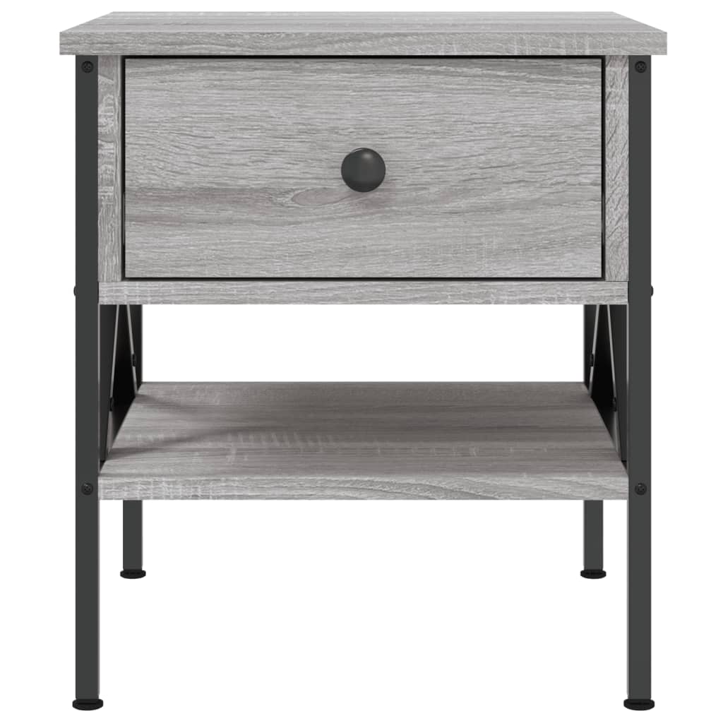 vidaXL Bedside Tables 2 pcs Grey Sonoma 40x42x45 cm Engineered Wood