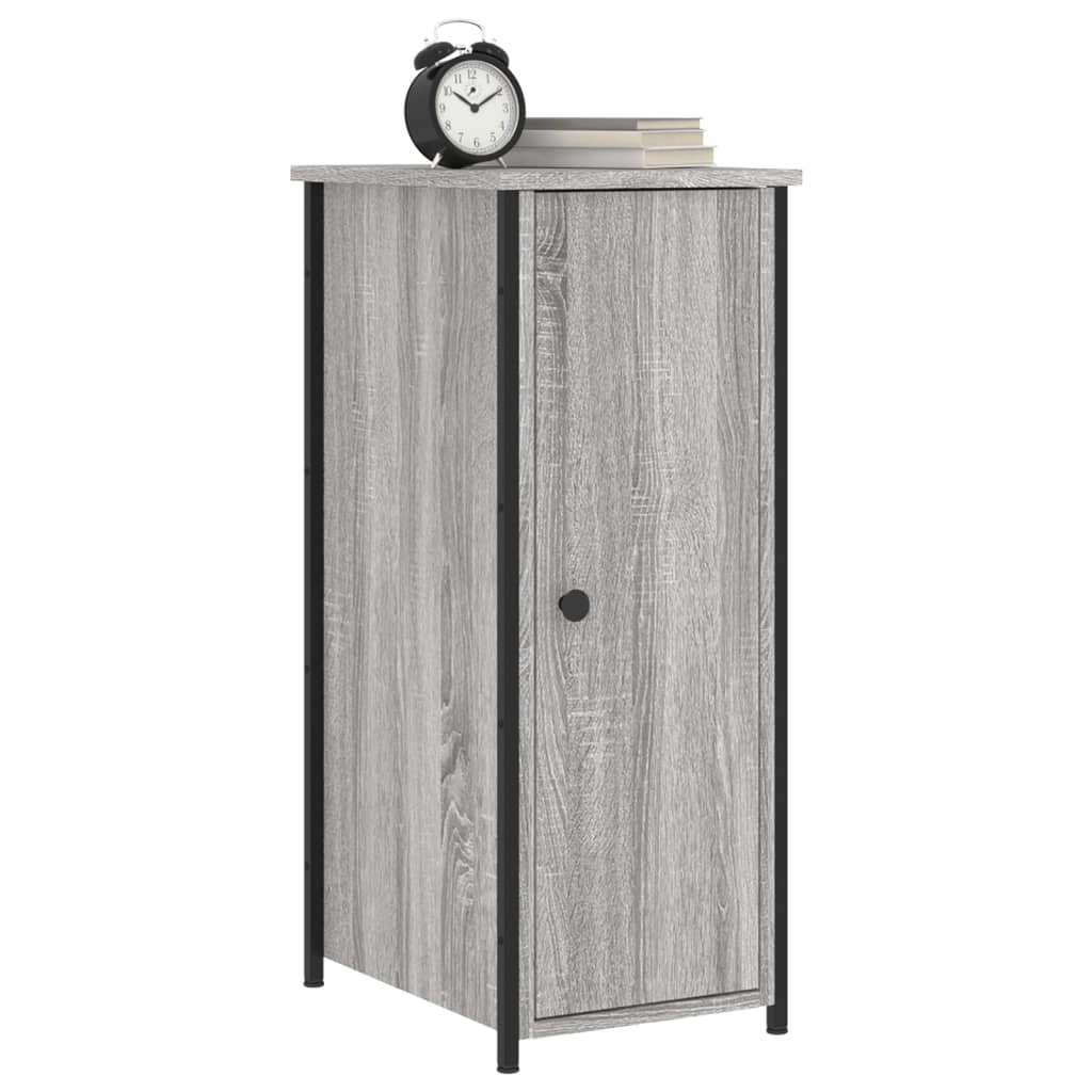 vidaXL Bedside Cabinets 2 pcs Grey Sonoma 32x42x80 cm Engineered Wood