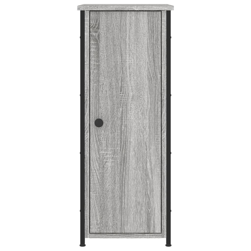 vidaXL Bedside Cabinets 2 pcs Grey Sonoma 32x42x80 cm Engineered Wood