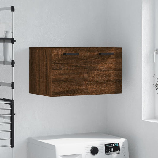 vidaXL Wall Cabinet Brown Oak 60x36.5x35 cm Engineered Wood