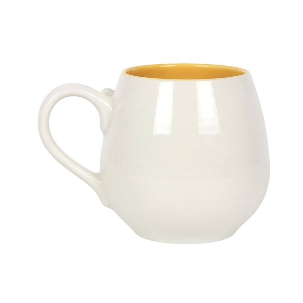 3D Bee Happy Rounded Mug