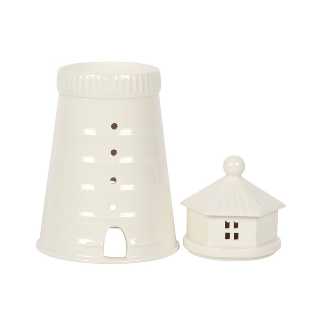 White Lighthouse Oil Burner